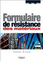 FORMULAIRE DE RESISTANCE DES MATERIAUX